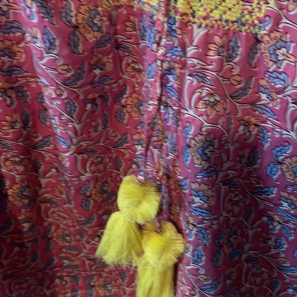 J Crew embroidered floral peasant top - Picture 3 of 4